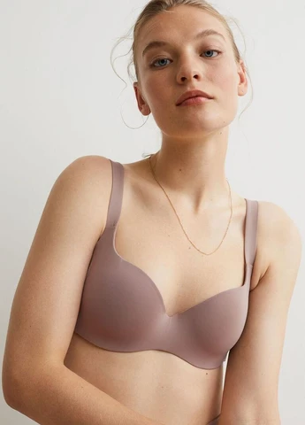 Светло-лиловый бюстгальтер,бледно-лиловий, H&M