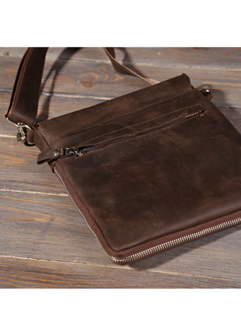 Чоловіча шкіряна сумка 00999 Коричневий Shvigel (262976375)