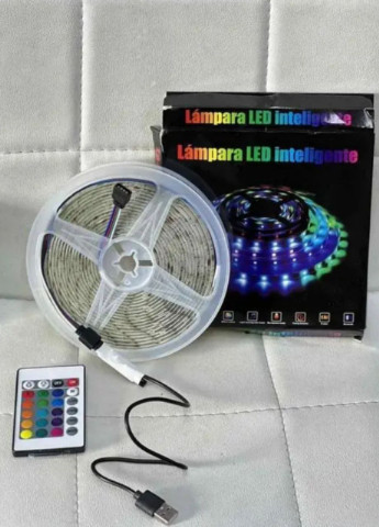 Світлодіодна стрічка з пультом smd 5050 з пультом керуванням. комплект 5 метрів 16 кольорів від USB Solar (256615294)