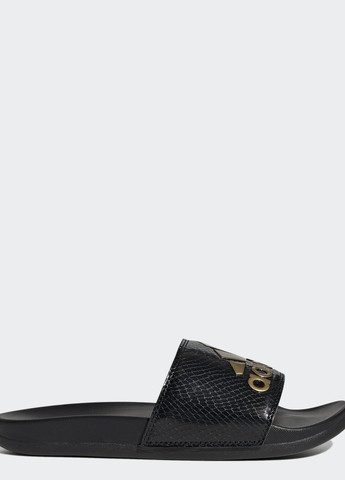 Черные шлепанцы adilette comfort adidas