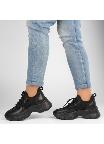 Чорні осінні жіночі кросівки 198084 Buts