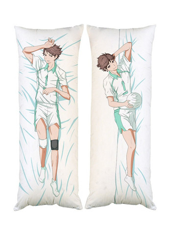 Подушка дакимакура Тору Оикава из аниме Волейбол декоративная ростовая подушка для обнимания 40*120 No Brand (258993723)