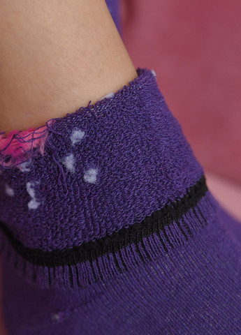 Носки махровые женские фиолетового цвета размер 37-42 Let's Shop (268661270)