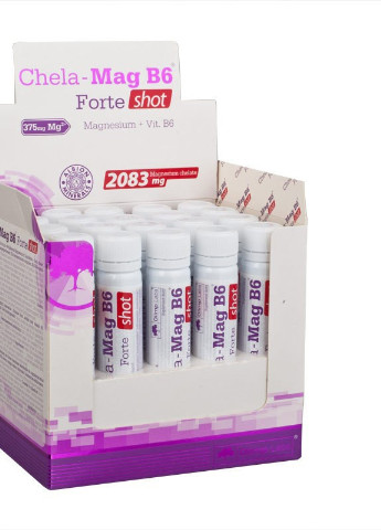 Olimp Nutrition Chela-Mag B6 Forte Shot 20 х 25 ml Cherry Olimp Sport Nutrition (256724269)