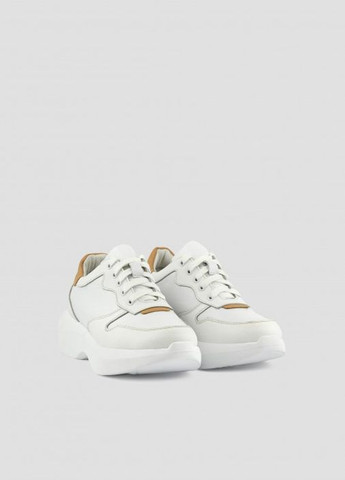 Белые демисезонные женские белые кроссовки с перфорацией Villomi