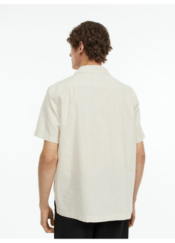Светло-бежевая повседневный рубашка H&M