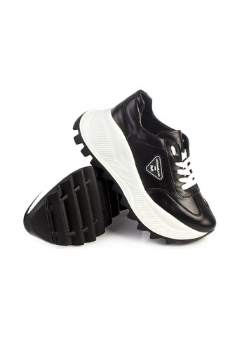 Черные демисезонные кроссовки женские бренда 8401383_(1) ModaMilano