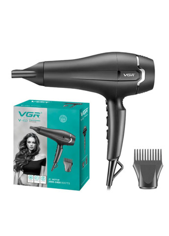 Фен для сушіння та укладання волосся 2400 Вт VGR v-450 (262807976)