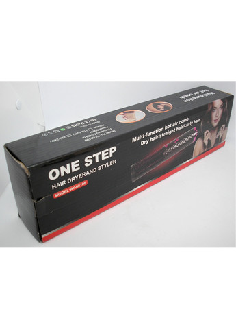 Фен щетка стайлер расчёска для сушки и укладки волос One Step 3 в 1 No Brand (259735686)