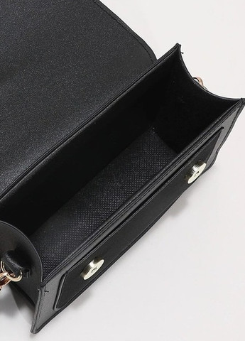 Женская классическая сумочка через плечо кросс-боди на ремешке бархатная велюровая замшевая черная No Brand (259294530)