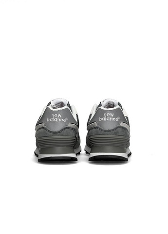 Серые демисезонные кроссовки женские, вьетнам New Balance 574 Premium Gray Reflective