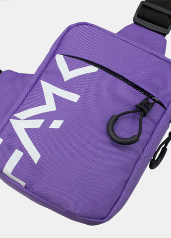 Маленькая нагрудная сумка (слинг) SCB фиолетовая Famk (268998263)