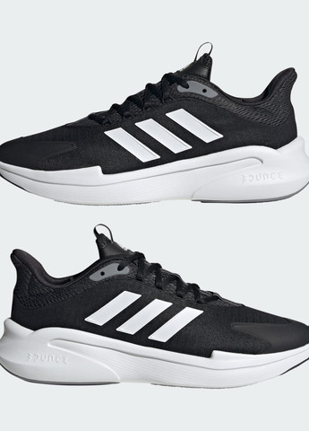 Чорні всесезон кросівки alphaedge + adidas