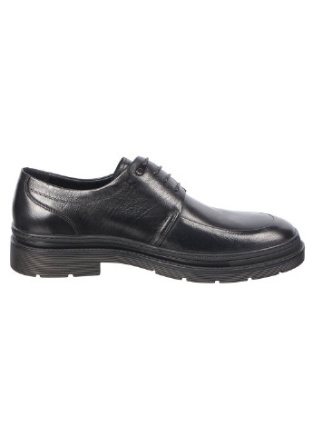 Черные мужские классические туфли 195493 Bazallini на шнурках