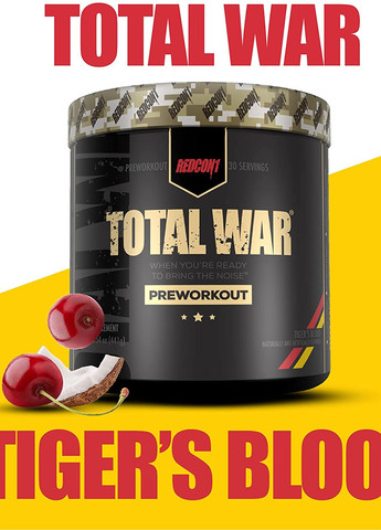 Передтренувальний комплекс Total War 435g (Tigers Blood) Redcon1 (258297840)