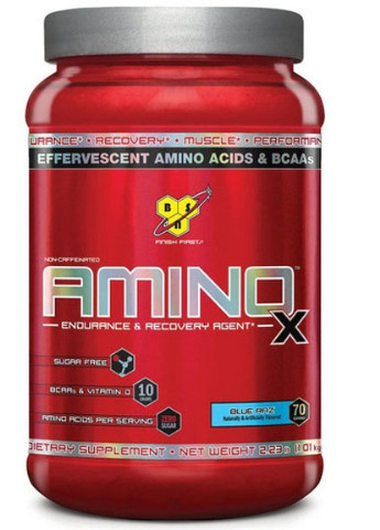 Amino X 1010 g /70 servings/ Blue Raspberry BSN (256723817)