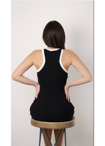 Чорна повсякденний жіноча обтягуюча сукня н&м (55742) 34 чорна H&M