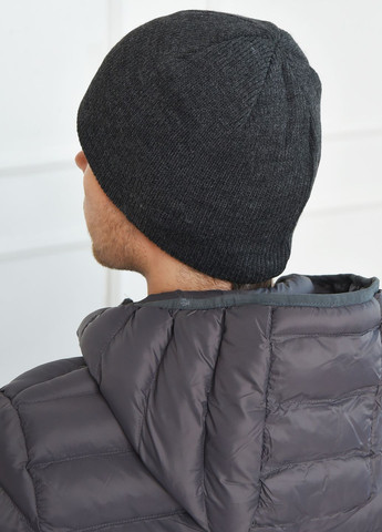 Шапка чоловіча на флісі сірого кольору Let's Shop (262442985)