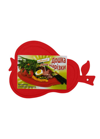 Доска разделочная пластиковая для нарезки мяса, рыбы, овощей и фруктов в форме груши (280х190 мм) Kitchette (274060193)