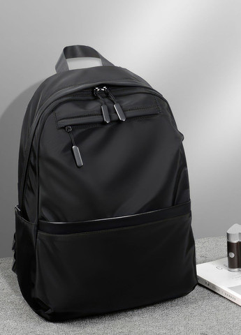 Стильний повсякденний рюкзак міський стиль / молодіжний рюкзак для дівчат та хлопців Чорний 68422 OnePro (267155335)