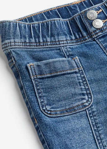 Синие демисезонные штаны джинсы для девочки 9056 98 см синий 68193 H&M