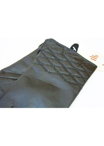 Женские зимние черные перчатки из натуральной кожи BR-S (261486798)