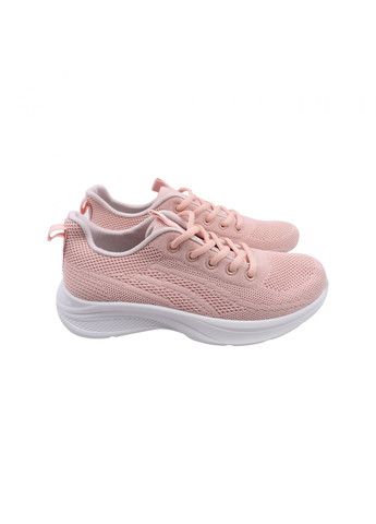 Рожеві кросівки жіночі персикові текстиль Fashion 50-23LK