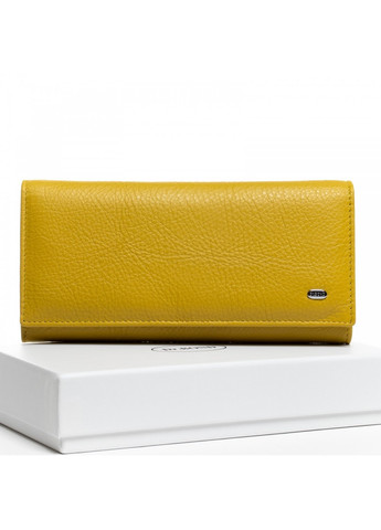 Шкіряний жіночий гаманець Classic DR. BOND W501 yellow Sergio Torretti (276773352)
