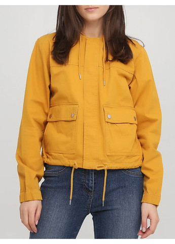 Жовта демісезонна жіноча куртка жіноча (10153) 38 жовта H&M