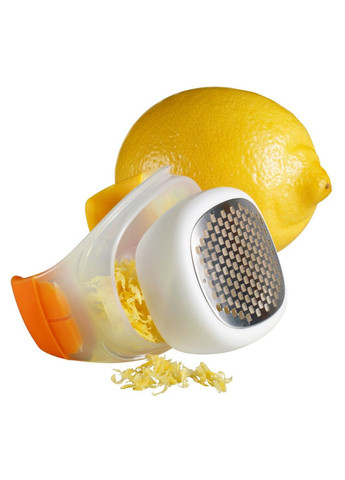 Терка кухонна ручна дрібна на руку з контейнером для сиру шоколаду часнику та цедри лимона Master Class (260330886)