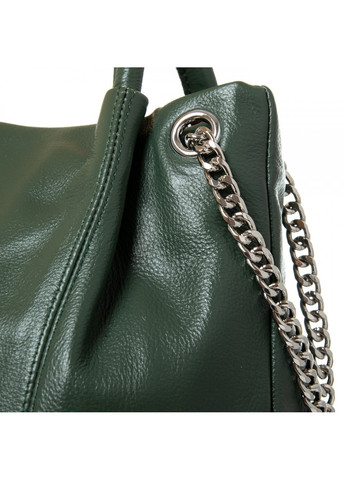 Жіноча шкіряна сумка Алекс Рай 8918-9 Зелений Alex Rai (261482136)