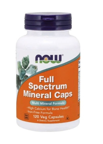 Full Spectrum Mineral 120 Veg Caps Now Foods (256719195)