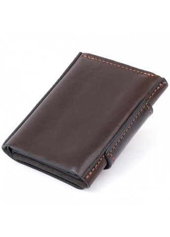 Чоловіче шкіряне портмоне Amico 11305 Коричнева Grande Pelle (262523252)