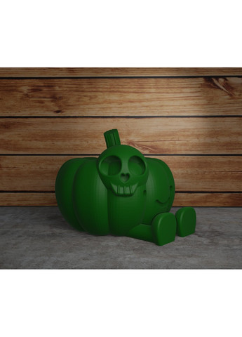 Гарбуз на Хелоувін з ніжками та головою прибульця ЗаСвіт (266425277)
