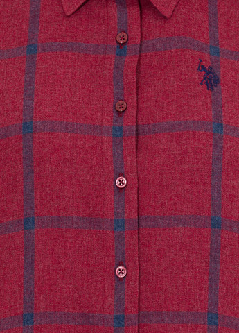Бордовая рубашка U.S. Polo Assn.