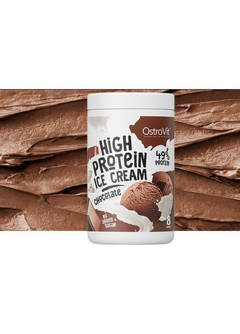 Протеиновое мороженое High Protein Ice Cream 400 g (Chocolate) Ostrovit (260495716)