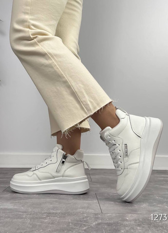 Білі осінні модні кросівки No Brand
