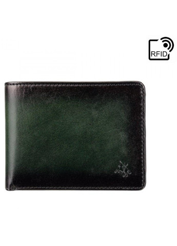 Мужской кожаный кошелек AT63 Roland c RFID (Burnish Green) Visconti (261855988)