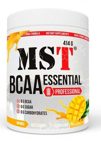 BCAA Essential Professional 414 g /30 servings/ Mango MST Nutrition (257342679)