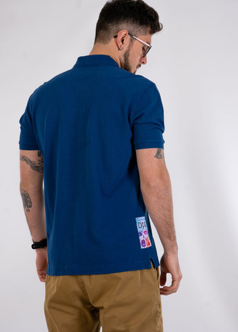 Синяя футболка-поло для мужчин La Martina