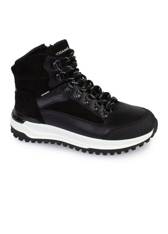 Черные зимние ботинки мужские бренда 9501118_(1) ModaMilano