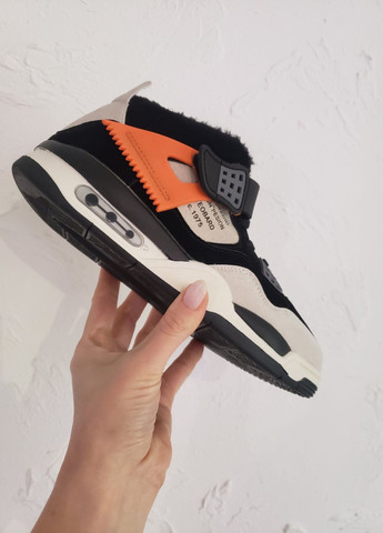 Черные кроссовки утепленные зимние Fashion