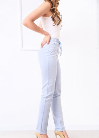 Женские брюки с высокой посадкой Fashion Girl indigo (258210316)