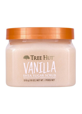 Скраб для тела Vanilla Sugar Scrub сахарный на основе ванили, 510 г Tree Hut (261255098)