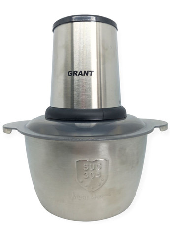 Комбайн кухонный блендер с металлической чашей измельчитель мясорубка с двухъярусным лезвием электрический GR No Brand (266915494)