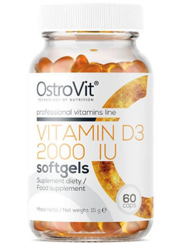 Vitamin D3 2000 IU 60 Caps Ostrovit (256725293)