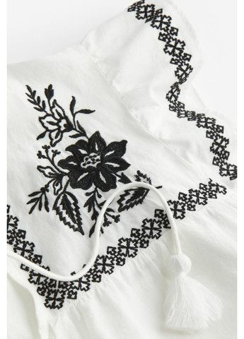 Белая повседневный рубашка H&M