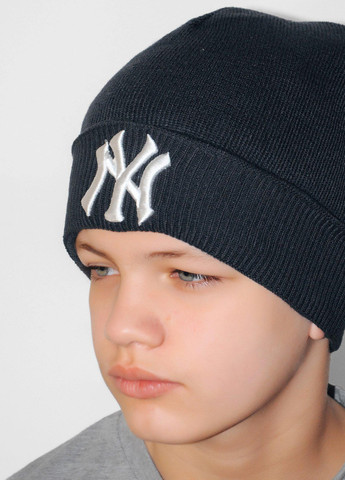 Шапки дитячі Шапка на хлопчика з вишивкою (New York)18147 Lemanta (259482208)