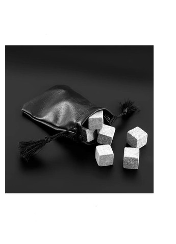 Набір з бокалами + Кубики для охолодження віскі Темна подарункова коробка Whiskey Stones (259753335)