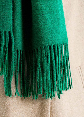 Шарф жіночий колір зелений ЦБ-00223987 Cashmere blend (267025139)